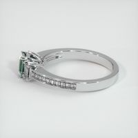 0.76 Ct. Sapphire Ring, 18K White Gold 4