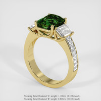 3.54 Ct. Sapphire Ring, 14K Yellow Gold 2