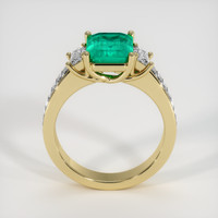 2.23 Ct. Emerald Ring, 18K Yellow Gold 3