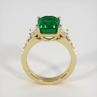 3.79 Ct. Emerald Ring, 18K Yellow Gold 3