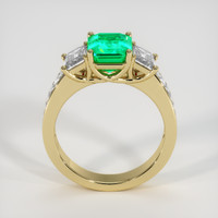 1.74 Ct. Emerald Ring, 18K Yellow Gold 3