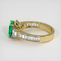 1.74 Ct. Emerald Ring, 18K Yellow Gold 4