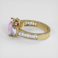 3.55 Ct. Pink Sapphire Ring, 18K Yellow Gold 4
