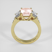 3.92 Ct. Padparadscha Sapphire Ring, 18K Yellow Gold 3