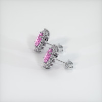 <span>5.03</span>&nbsp;<span class="tooltip-light">Ct.Tw.<span class="tooltiptext">Total Carat Weight</span></span> Sapphire Earrings, Platinum 950 3