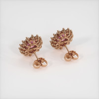 <span>1.05</span>&nbsp;<span class="tooltip-light">Ct.Tw.<span class="tooltiptext">Total Carat Weight</span></span> Gemstone Earrings, 14K Rose Gold 4