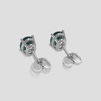 <span>1.30</span>&nbsp;<span class="tooltip-light">Ct.Tw.<span class="tooltiptext">Total Carat Weight</span></span> Alexandrite Earrings, 14K White Gold 4