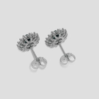 <span>1.30</span> <span class="tooltip-light">Ct.Tw.<span class="tooltiptext">Total Carat Weight</span></span> Alexandrite Earrings, 18K White Gold 4