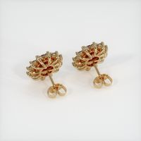 3.21 Ct.Tw. Ruby Earrings, 14K Yellow Gold 4