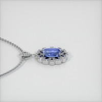 5.01 Ct. Sapphire Pendant, 14K White Gold 3
