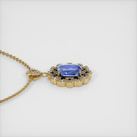 5.01 Ct. Sapphire Pendant, 14K Yellow Gold 3