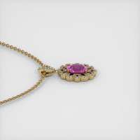 1.06 Ct. Sapphire Pendant, 14K Yellow Gold 3