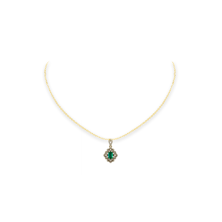 Jewelry image on model