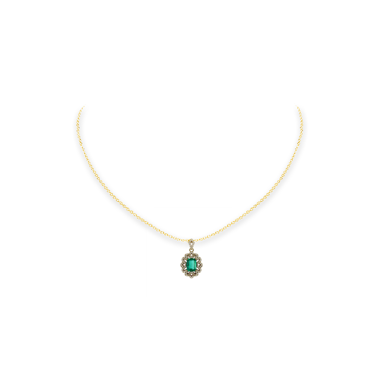 Jewelry image on model