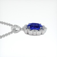 6.58 Ct. Blue Sapphire Pendant, Platinum 950 3