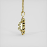 10.38 Ct. Rainbow Moonstone Pendant, 14K Yellow Gold 3