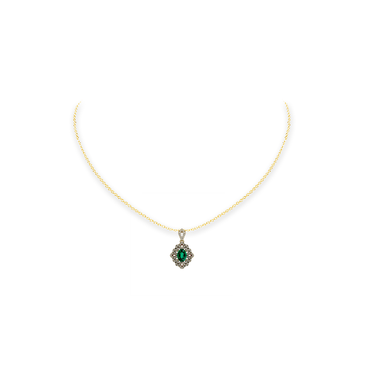 Jewelry image on model