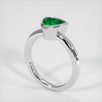 Men's Emerald Ring 1.42 Ct., Platinum 950 Preview