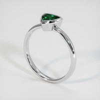 0.82 Ct. Gemstone Ring, Platinum 950 2