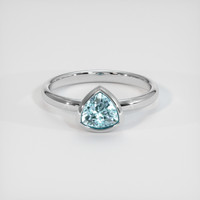 0.87 Ct. Gemstone Ring, Platinum 950 1