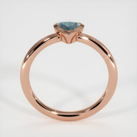 0.54 Ct. Sapphire Ring, 18K Rose Gold 3