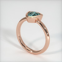 1.34 Ct. Sapphire Ring, 18K Rose Gold 2