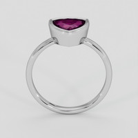 1.80 Ct. Pinkish Purple Sapphire Ring, 10K White Gold 3