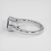 2.51 Ct. Blue Sapphire Ring, 18K White Gold 4