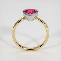 1.24 Ct. Gemstone Ring, 18K White & Yellow 3