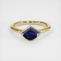 1.70 Ct. Blue Sapphire Ring, 10K Yellow Gold 1