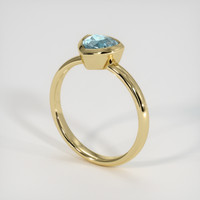 0.87 Ct. Gemstone Ring, 14K Yellow Gold 2