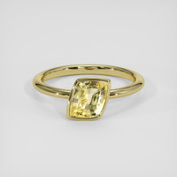 2.58 Ct. Yellow Sapphire Ring, 14K Yellow Gold 1