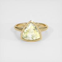 9.23 Ct. Sapphire Ring, 14K Yellow Gold 1