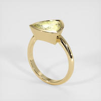9.23 Ct. Sapphire Ring, 14K Yellow Gold 2