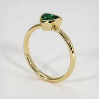 0.82 Ct. Gemstone Ring, 18K Yellow Gold 2