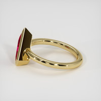 2.10 Ct. Ruby Ring, 18K Yellow Gold 4