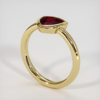 1.47 Ct. Ruby Ring, 18K Yellow Gold 2