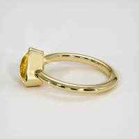 2.11 Ct. Sapphire Ring, 18K Yellow Gold 4