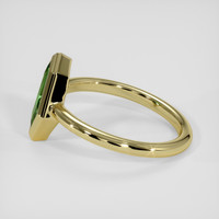 1.48 Ct. Green Sapphire Ring, 18K Yellow Gold 4
