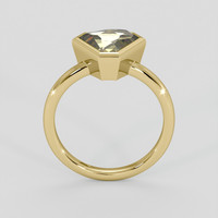 2.41 Ct. Yellowish Green Sapphire Ring, 18K Yellow Gold 3