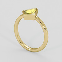 1.08 Ct. Yellow Sapphire Ring, 18K Yellow Gold 2