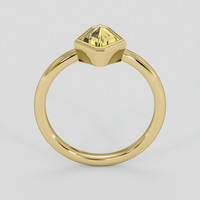 1.08 Ct. Yellow Sapphire Ring, 18K Yellow Gold 3