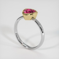 1.24 Ct. Gemstone Ring, 14K Yellow & White 2