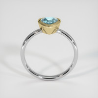 0.87 Ct. Gemstone Ring, 14K Yellow & White 3