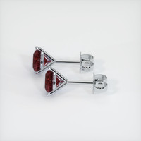 <span>1.16</span>&nbsp;<span class="tooltip-light">Ct.Tw.<span class="tooltiptext">Total Carat Weight</span></span> Ruby Earrings, Platinum 950 2