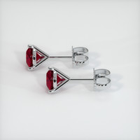 <span>0.92</span>&nbsp;<span class="tooltip-light">Ct.Tw.<span class="tooltiptext">Total Carat Weight</span></span> Ruby Earrings, Platinum 950 3