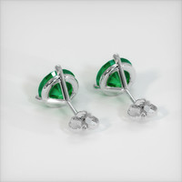 <span>3.23</span>&nbsp;<span class="tooltip-light">Ct.Tw.<span class="tooltiptext">Total Carat Weight</span></span> Emerald Earrings, Platinum 950 4