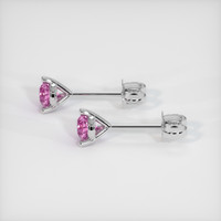 <span>0.61</span>&nbsp;<span class="tooltip-light">Ct.Tw.<span class="tooltiptext">Total Carat Weight</span></span> Sapphire Earrings, Platinum 950 3