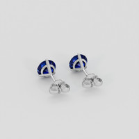<span>1.66</span> <span class="tooltip-light">Ct.Tw.<span class="tooltiptext">Total Carat Weight</span></span> Blue Sapphire Earrings, Platinum 950 4