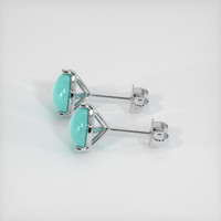 <span>0.87</span>&nbsp;<span class="tooltip-light">Ct.Tw.<span class="tooltiptext">Total Carat Weight</span></span> Gemstone Earrings, Platinum 950 3